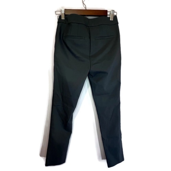 NWT Ann Taylor Loft High Waist Marissa Skinny Slate Gray Trousers Pants 0Petite - Picture 13 of 13